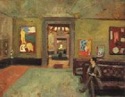 Roger Fry A Room in the Second Post-Impressionist Exhibition(The Matisse Room) Sweden oil painting reproduction